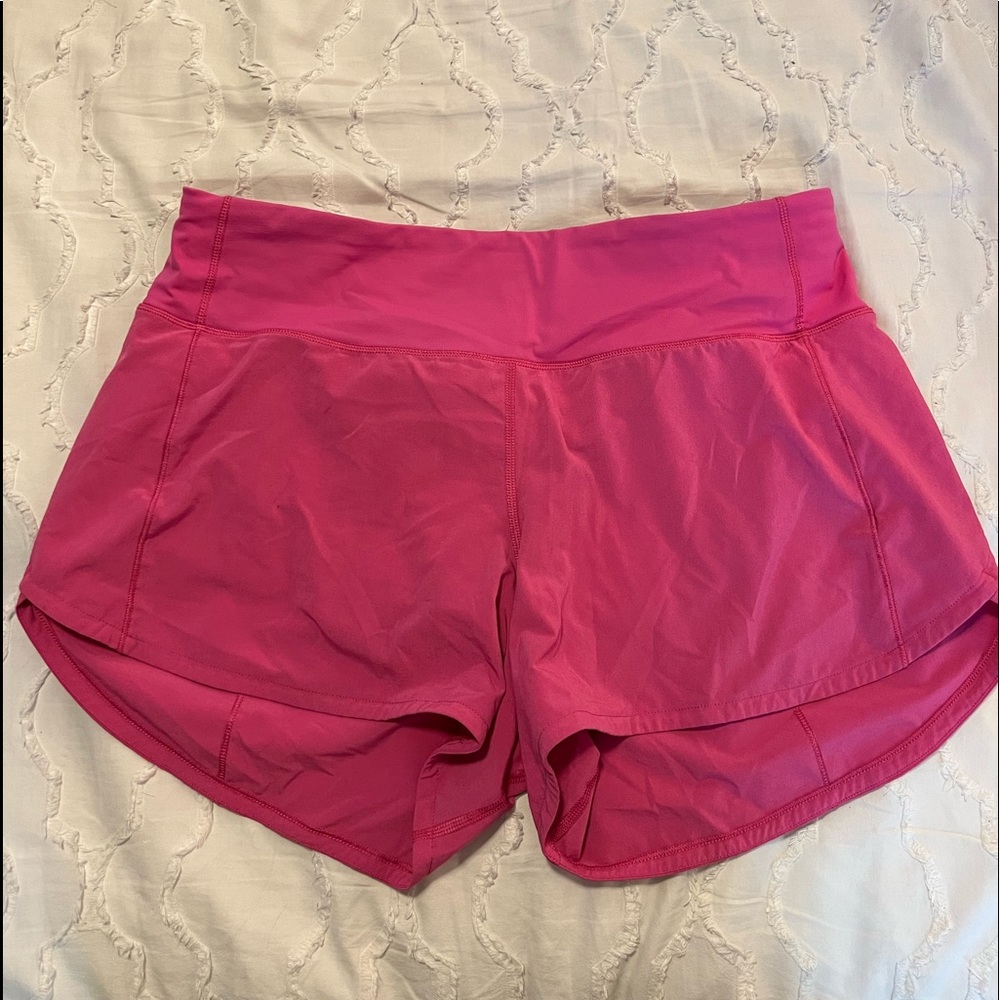 Lululemon Speed Up Mid-Rise Lined Short 4” Size 8